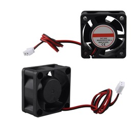 Jopto 4PCS 3D Printer Cooling Fan 4020 DC Voltage Brushless 24V Quiet 40x40x20mm Mini Fan With 2 Pin Terminal Compatible With 3D Printer Extruder Makerbot Arduino With 30cm/11.81inch Cable