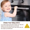 8 Pack Brown Child Safety Cabinet Locks - Viaky Adjustable