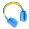 YLFASHION Kids Bluetooth Headphone Cartoon Foldable Adjustable Wireless Headset with