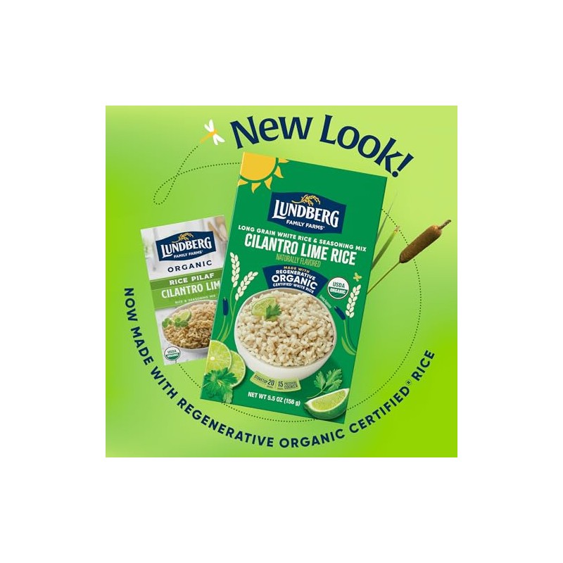 Lundberg Family Farms, Rice Pilaf White Cilantro Lime Organic, 5.5