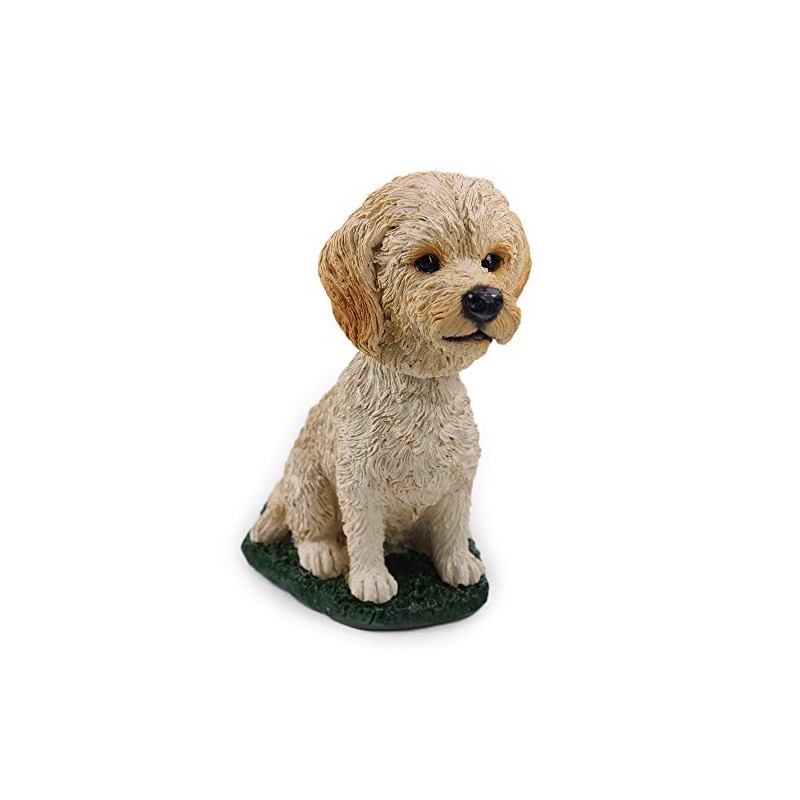 Animal Den Labradoodle Dog Bobblehead Figure for Car Dash Desk