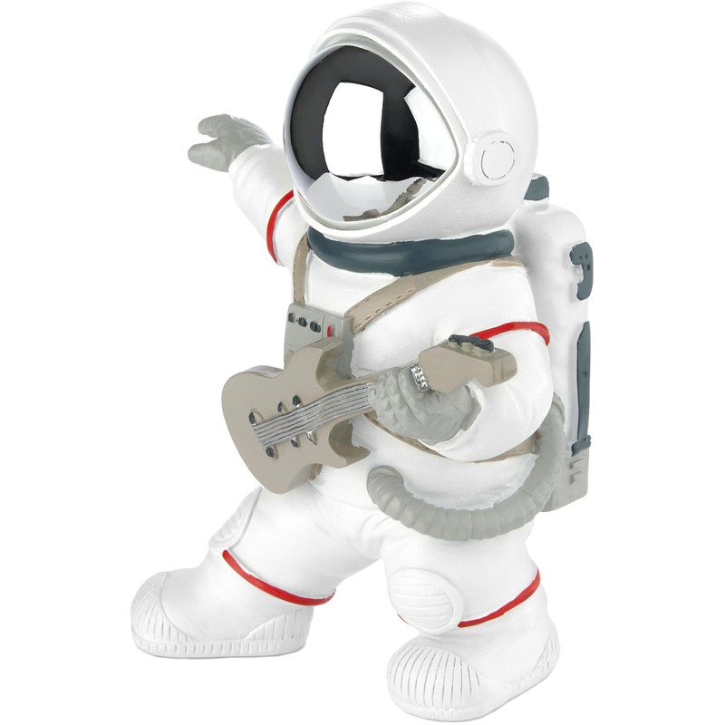 BRUBAKER Decorative Astronaut Guitarist - 17 cm Spaceman Space Figure