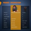 Nilight LED Light Bar Rocker Switch Stereo Rocker Switch 5