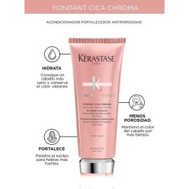 Acondicionador Kérastase Chroma Absolu Fondant Cica Chroma Color Care, 200 ml