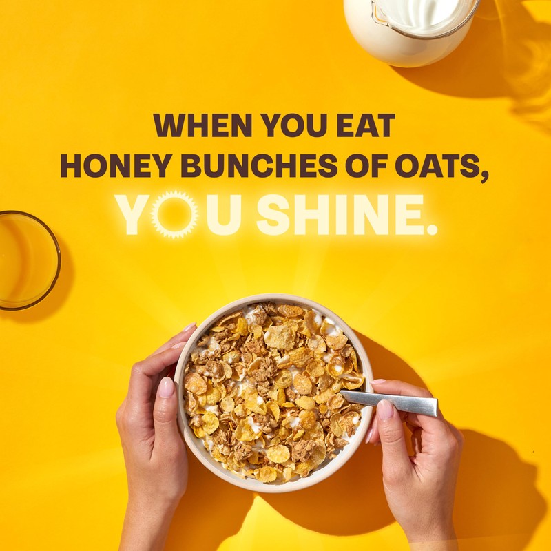 Honey Bunches of Oats Honey Roasted Breakfast Cereal Cup with