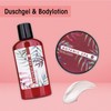 accentra Cherry Spa Gift Set in Seagrass Basket, Bath Set