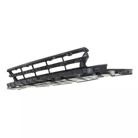 AM-Auto AM New Front Bumper Grille Center For 13-15 Honda Civic Sedan Plastic Black