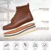 HANDPOINT Men's SureTrack 6" Leather Soft Toe Brown Work Boot