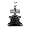 Replacement Swivel & Tilt for Caster Chairs Black