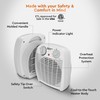 Comfort Zone CZ45E 750/1,500-Watt Fan-Forced Personal Heater with Adjustable Thermostat,