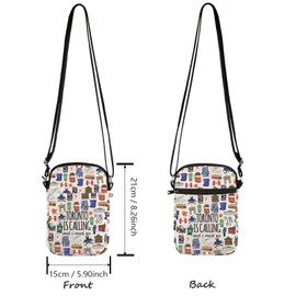 Lywjyb Birdgot Toronto Travel Crossbody Bag Trip Gift Canadian Travel Themed Merch Landmarks Souvenirs Gift (Toronto cr CA)