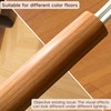BEIEBIJOB 3.3ft Self Adhesive Floor Cord Cover,Heavy Duty Soft PVC