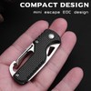 ITOKEY 2 Pack Safety Box Cutter, EDC Seat belt Cutter