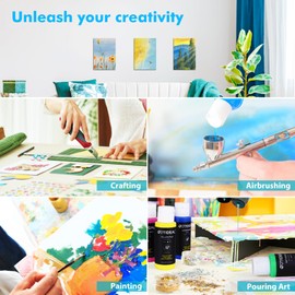 GOTIDEAL Bulk Canvas Boards for Painting, 8x10" inch Value Pack of 40, Gesso Primed Canvases for Painting - 100% Cotton Art Supplies Canvas for Acrylic Paint, Pouring, Oil Paint