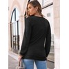 AUTOMET Womens Long Sleeve Crewneck Shirts Fall Winter Casual Work