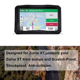 PIAOLGYI Bumper Case for Garmin Zumo XT,Mount Holder for Garmin Zumo XT Motorcycle GPS,Accessories Compatible with Zumo XT(Only Bumper Case)