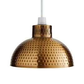 Retro Metal Light Shade Ceiling Light Shade 26cm Easy Fit Lampshades Only for Industrial Ceiling Light Fitting Bedroom,Kitchen, Living Room(Free Reducer Plate)