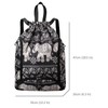FAVORTALK Waterproof Drawstring Bag Multi- Purpose Drawstring Backpack for Beach