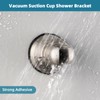iFealClear Vacuum Suction Cup Shower Head Holder, Removable Handheld Shower