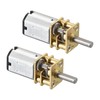 Rebower 2pcs Micro Reduction Gear Motor with Full Metal Gearbox