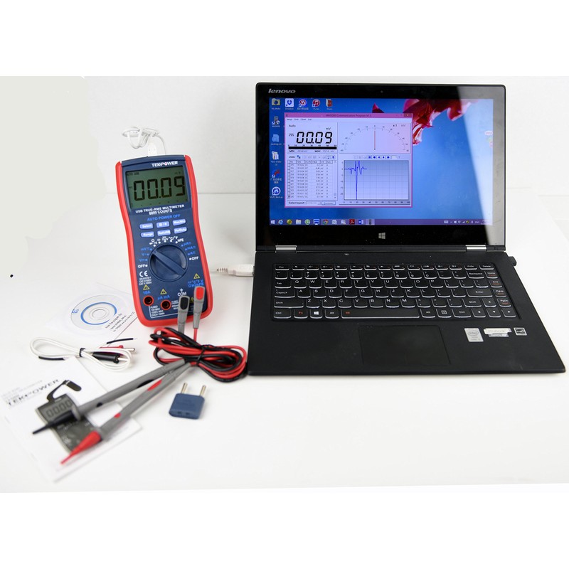 Tekpower Smart Meter TP5000 6000 Counts True RMS Multimeter with