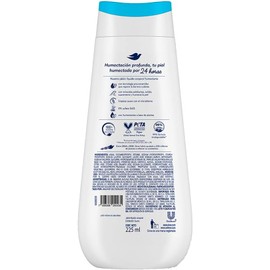 Dove Jabón Líquido Corporal Exfoliación Suave, para una piel hidratada, sedosa y radiante, con minerales exfoliantes y humectantes naturales 225 ml