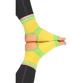 Barefoot Sox Half Toe Socks by Pedi-Sox - Energy Yellow