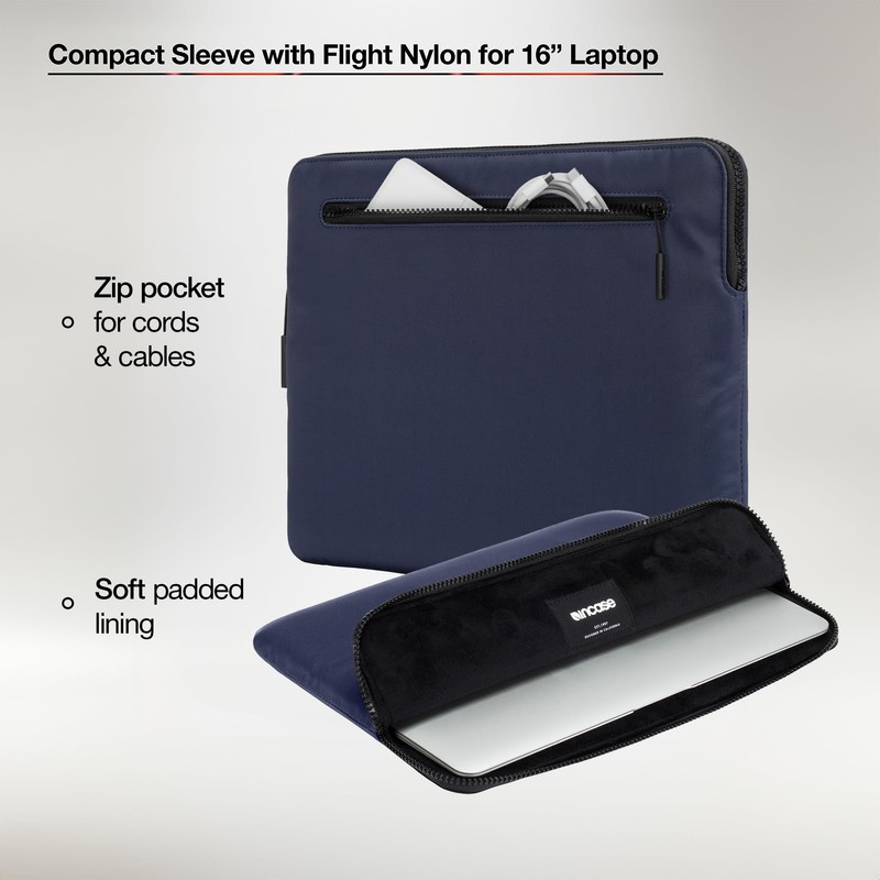 Incase Compact Laptop Sleeve with Flight Nylon - 16 Inch