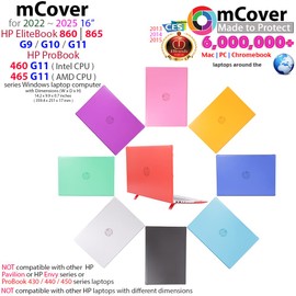 mCover Case Only Compatible for 2022～2025 16" HP ProBook 460 | 465 G11 & EliteBook 860 | 865 G9 G10 G11 Series Windows Notebook PC (Not for Other HP Models)- Pink