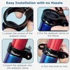 YAPJEB Bike Seat Post Clamp, Bicycle Quick Release, Seatpost Collar