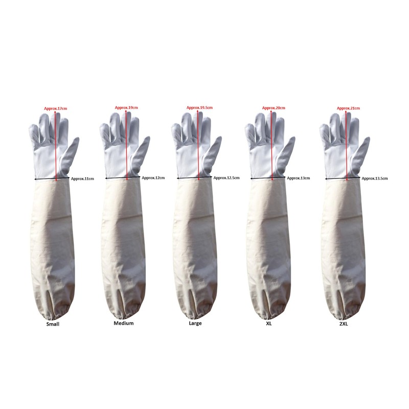 AGS Beekeeper Gloves Goatskin Bee Keeping Gloves Beekeeping Bee Gloves