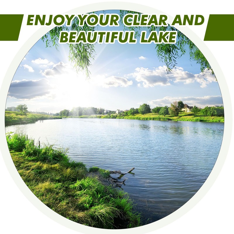 SILFISC 24'' Pond Rake, Weed Removal Tool, Steel Blades 24