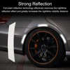 sourcing map 4pcs Car Reflective Trim Side Marker Stickers 6.6"