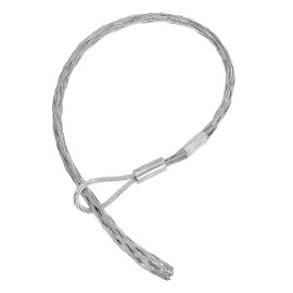 PATIKIL 50-60mm Cable Pulling Wire Socks 51.18" Long Grip Socks Net Galvanized Steel Wire Pulling Grip Mesh Puller Socks Grip Tool for Elastic Wire Cable, Rated Load 2000 kg (4409 Lbs)