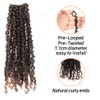 16 Inch 10 Packs Yanky Twist Crochet Hair Pre-twisted Ombre