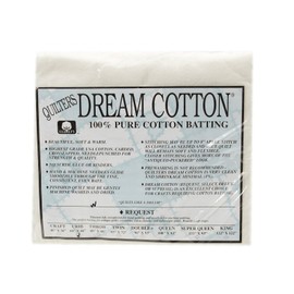 Quilter's Dream Cotton White Request Batting (46" x 60") Crib