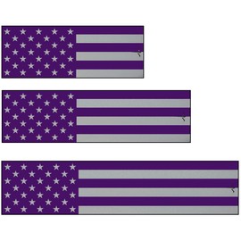 White Water Archery Purple American Flag Colors Reflective Arrow Wraps 15 Pc Pack Choose Length Width (5, 1.25)