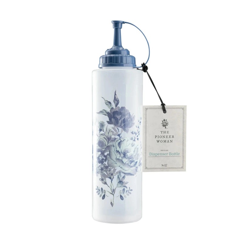 Pioneer Woman Delilah Oil & Vinegar Plastic Dispensing Squeeze Bottle