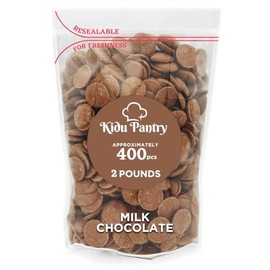 Kidu Pantry Melting Chocolate Wafers Bulk In Resealable Bag (Milk)
