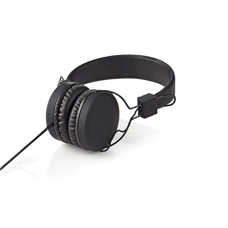 Nedis HPWD1100BK Wired Headphones | On-ear | Foldable | 1.2
