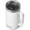 YETI Rambler Jug, Stainless Steel, White, 24 oz (710 ml)