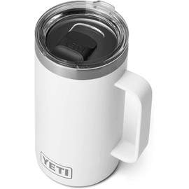 YETI Rambler Jug, Stainless Steel, White, 24 oz (710 ml)