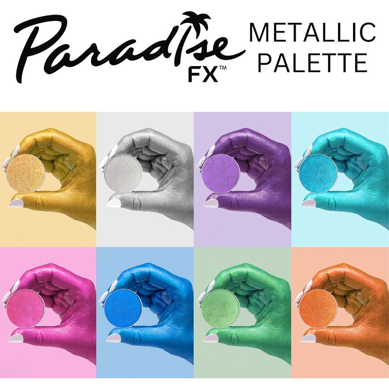 Paradise Makeup Aq 8 Color Palette (Brillant)