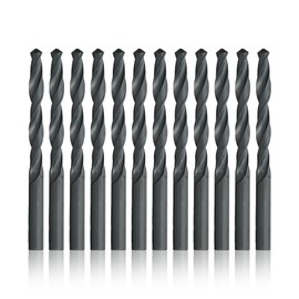 Drill America 13/64 High Speed Steel Black Oxide Drill Bit (Pack of 12), D/an Series