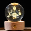 3D Solar System Crystal Ball with LED Colourful Night Light