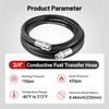 EVIL ENERGY 3/4" Fuel Transfer Hose 20FT,Farm Fuel Hose for