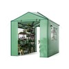 8x6 FT Portable Pops-Up Greenhouse for Indoor/Outdoor Use, Durable PE