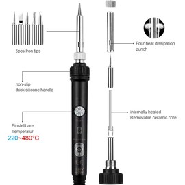 Ockered soldering iron set, pyrography soldering iron set.