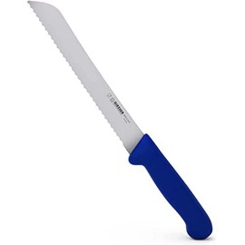 Giesser seit 1776 - Made in Germany - Brotmesser blau, Basic Blue, Klinge 21 cm, Wellenschliff, rutschfest, spülmaschinenfest, rostfrei