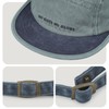Clakllie Daily Short Bill Cap for Men Flat Brim Snapback